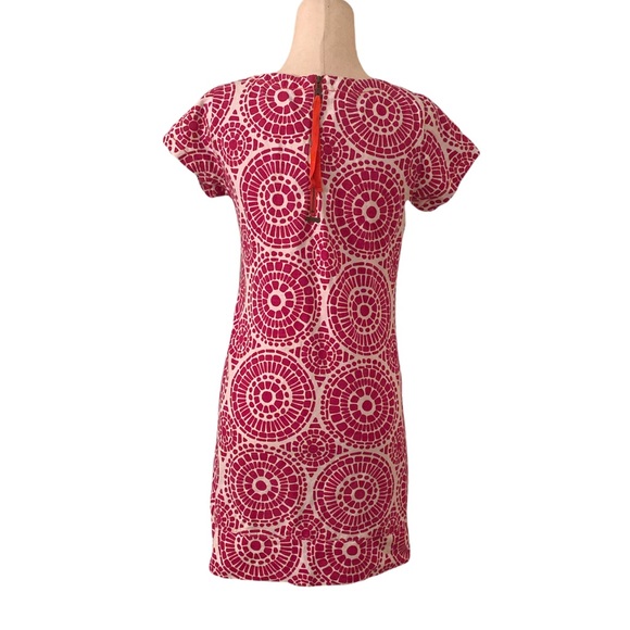 Hatley Mosaic Pink & White Shift Tunic Dress - Small - Picture 6 of 13
